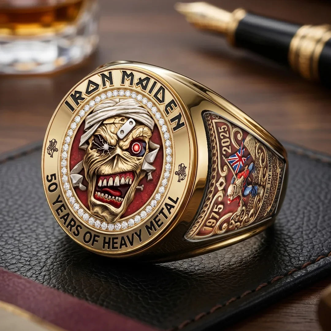 Iron Maiden 2026 World Tour Ring Iron Maiden Merch Gifts For Brother - Loomnari
