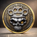 Five Finger Death Punch Convex Coin Eye Of The Storm Merch Gifts For Husband - Loomnari