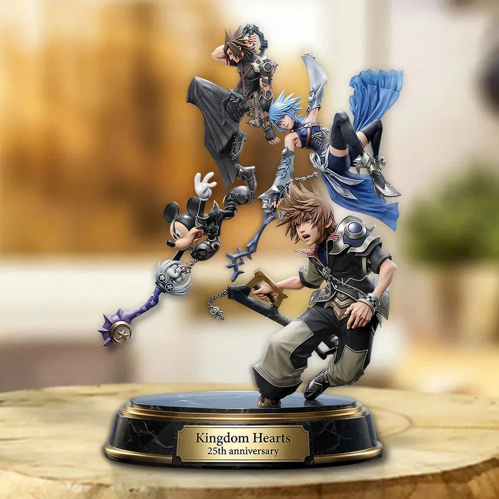 Kingdom Hearts Merch 25th Anniversary Acrylic Plaque Good Gifts For Men - Loomnari