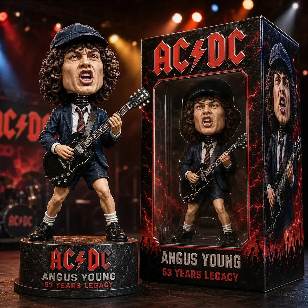ACDC Angus Young 53 Years Legacy Funko Pop ACDC Merch Gift For Metal Fans - Loomnari