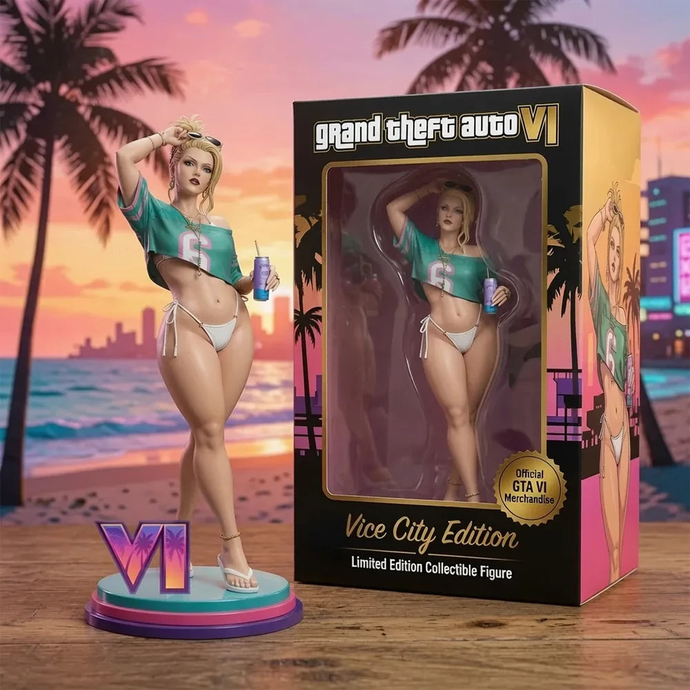 Grand Theft Auto VI Merch GTA 6 Cover Girl Funko Pop Birthday Presents For Men - Loomnari