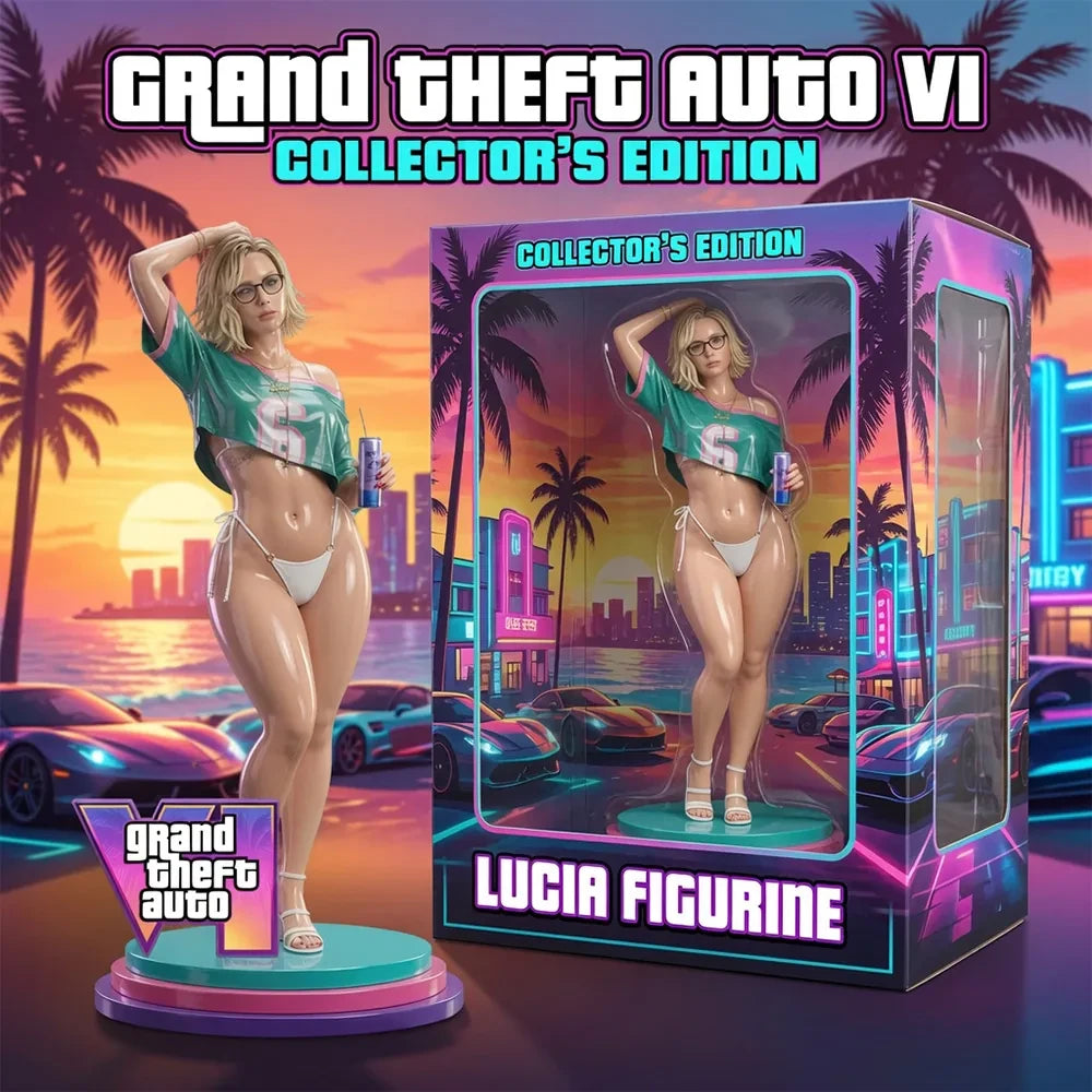 Grand Theft Auto VI Merch Lucia Figurine Funko Pop Gift Ideas For Men - Loomnari