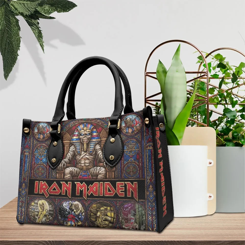 Iron Maiden 2026 World Tour Leather Handbag Run For Your Live Clothing Present For Men - Loomnari