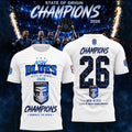 New South Wales Blues 2026 State Of Origin Champions T-Shirt NSW Blues Merch Brothers Gifts - Loomnari
