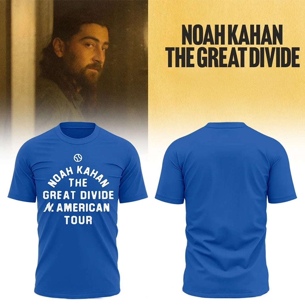 Noah Kahan Tour Merch 2026 Noah Kahan The Great Divide Tour T-Shirt Music Fan Apparel - Loomnari
