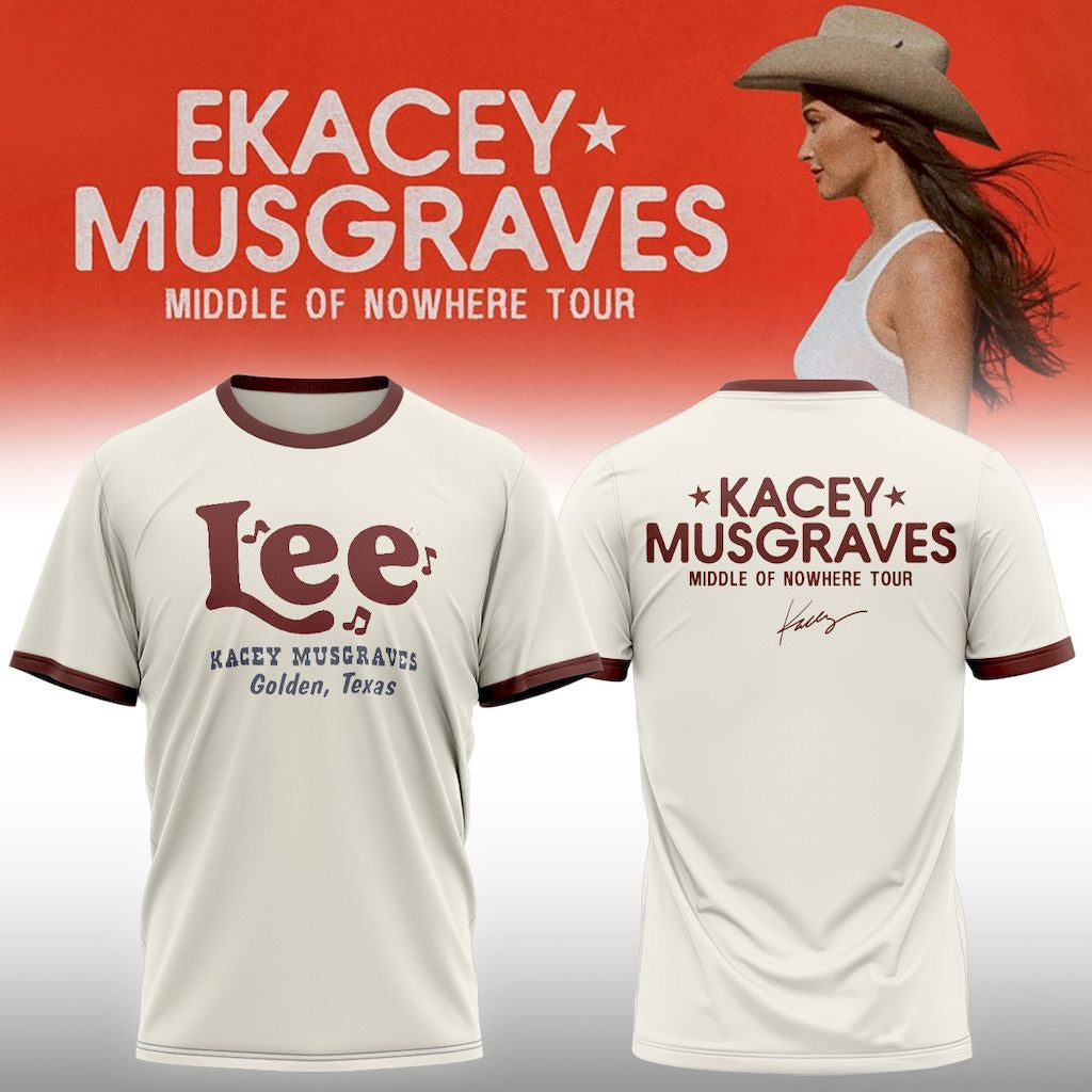 Kacey Musgraves Middle Of Nowhere Tour 2026 T-Shirt Kacey Musgraves Merch Fan Gifts - Loomnari