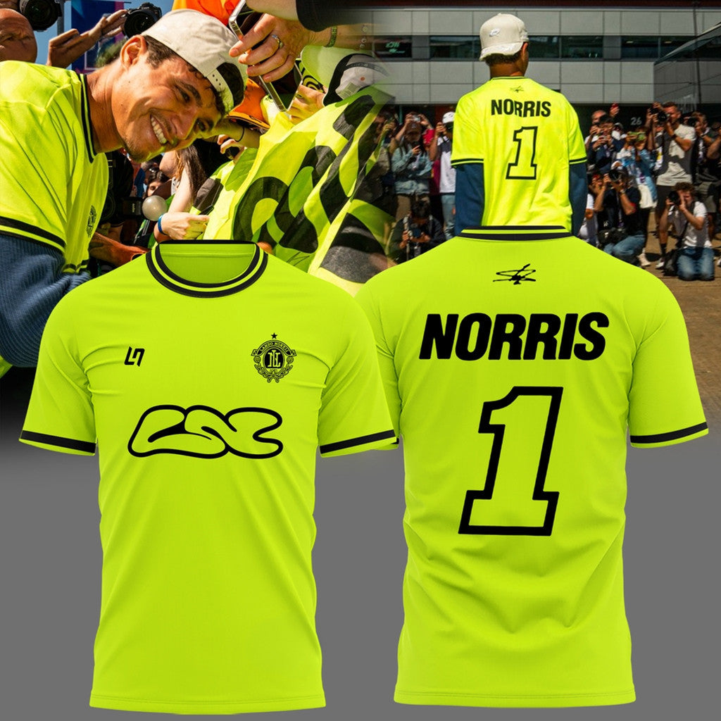 McLaren Formula 1 Team X #1 Lando Norris T-Shirt Best Gift For Racing Fans - Loomnari