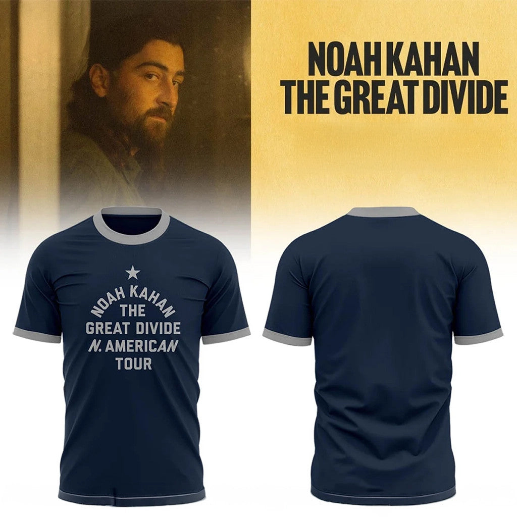 Noah Kahan The Great Divide Tour Shirt Noah Kahan Merch 2026 Best Gift For Music Lovers - Loomnari