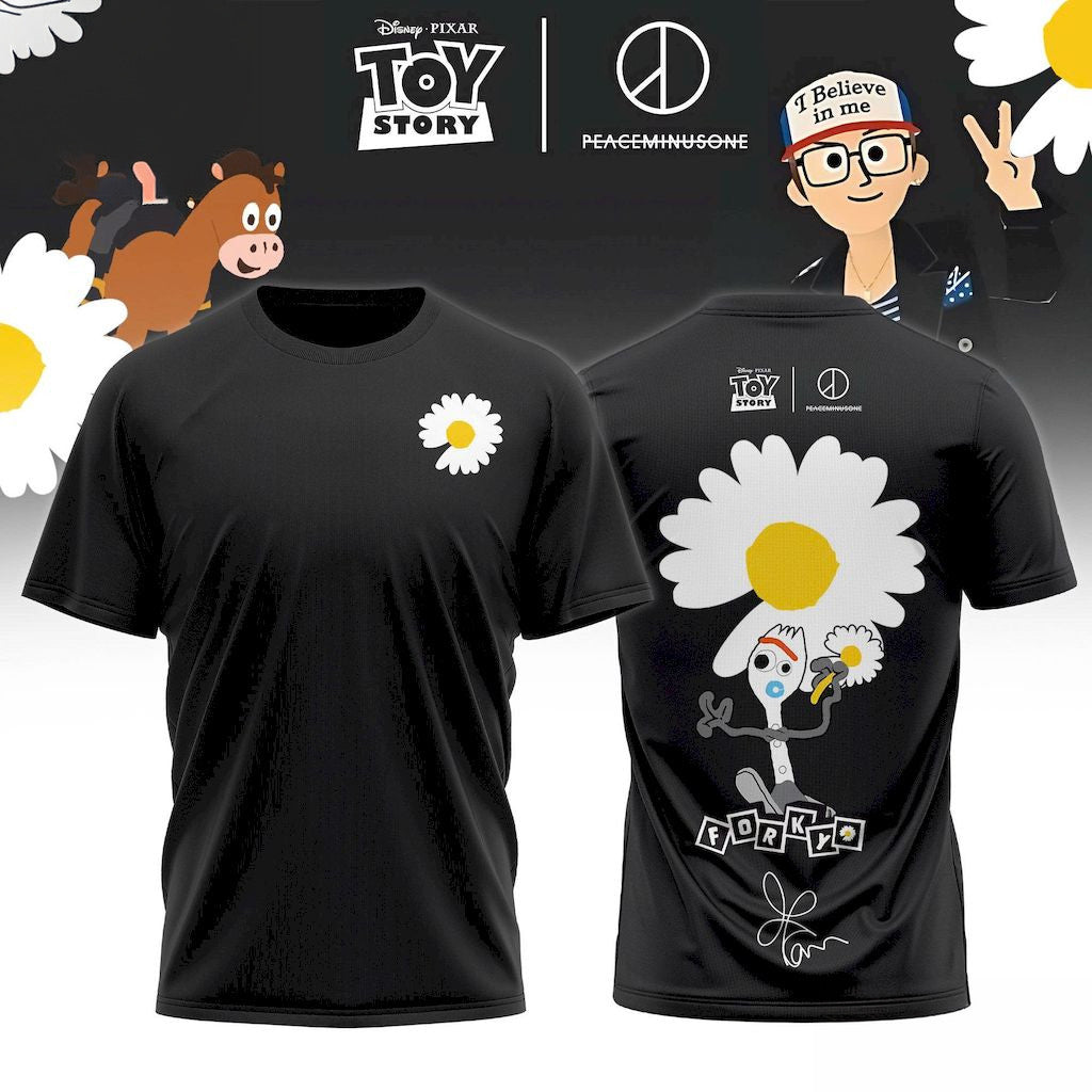 G-Dragon Peaceminusone x Toy Story T-Shirt 2026 Forky Shirt G-Dragon BigBang Merch Fan Gifts - Loomnari