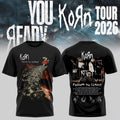 Korn Are You Ready Signature T-Shirt 2026 Follow The Leader Shirt Korn Merch Gifts For Fans - Loomnari
