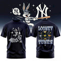 New York Yankees Looney Tunes T-Shirt 2026 Batter Up Shirt NY Yankees Merch Baseball Fan Gifts - Loomnari