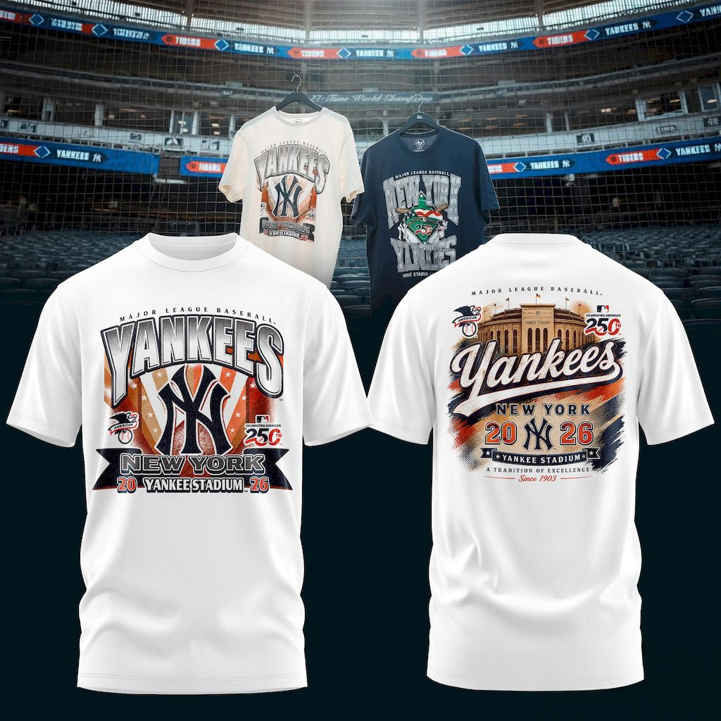 New York Yankees America 250 Independence Day T-Shirt NY Yankees Merch Patriotic Gifts - Loomnari