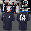 New York Yankees X KAWS 2026 Special Navy Shirt NY Yankees Merch Gifts For Baseball Fans - Loomnari