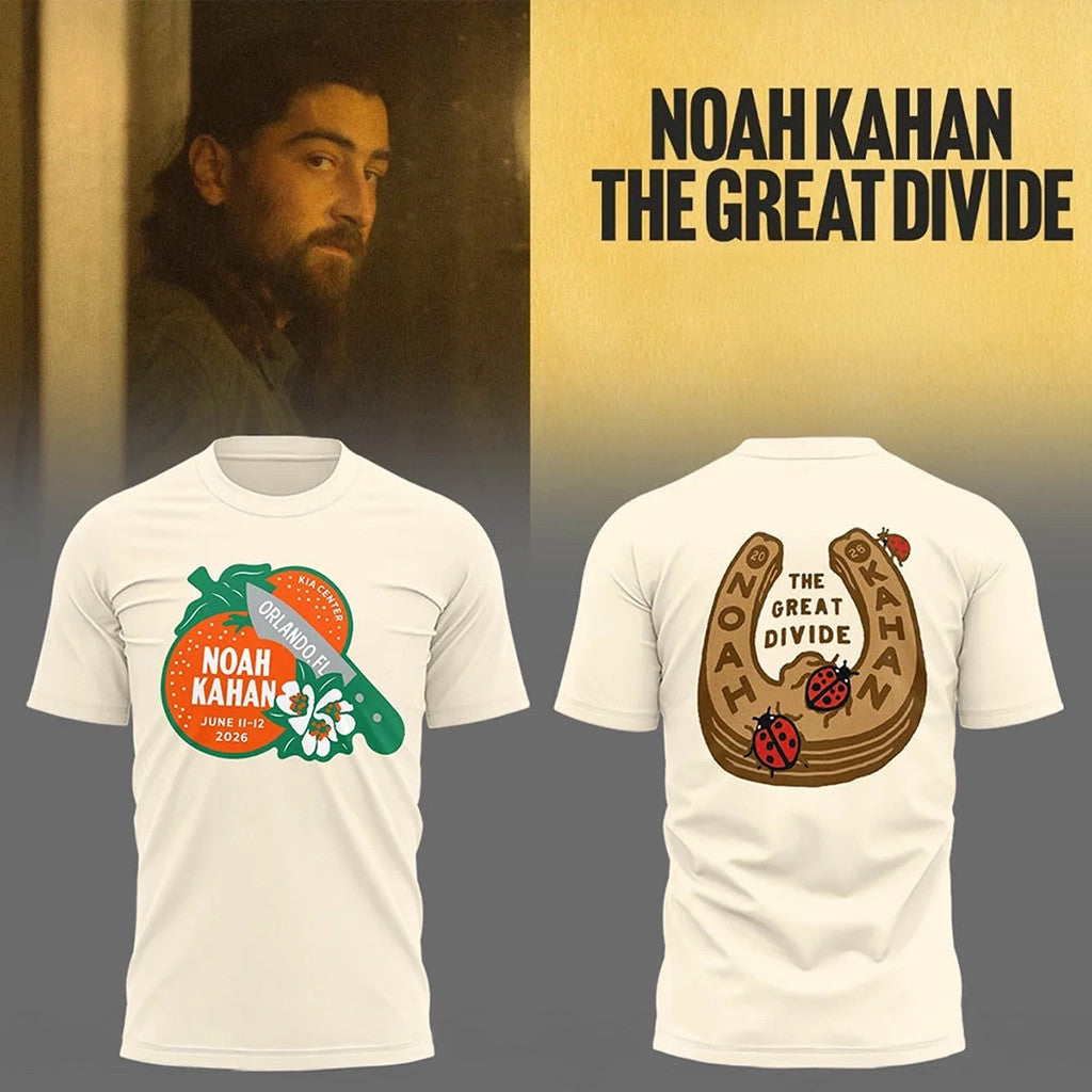 Noah Kahan The Great Divide Tour T-Shirt Noah Kahan Tour Merch 2026 Presents For Music Lover - Loomnari