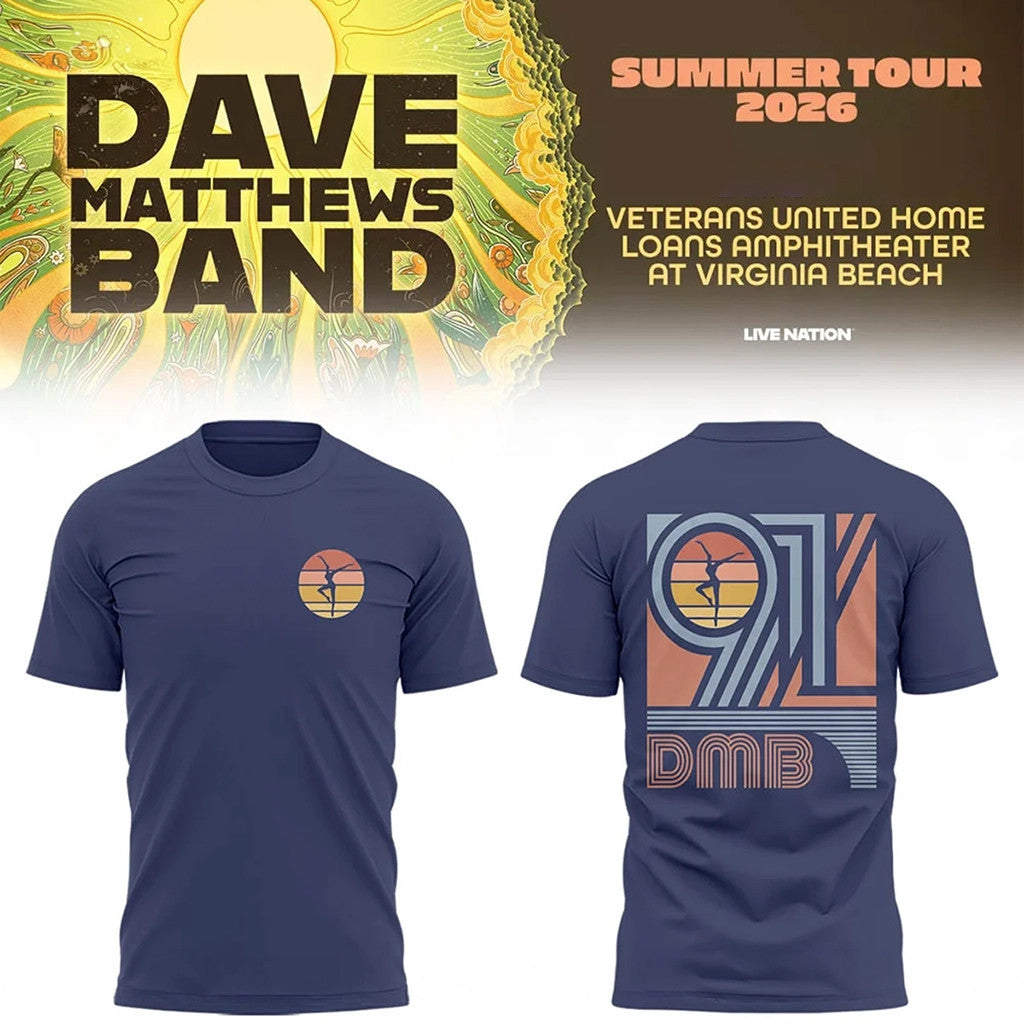 Dave Matthews Band Summer Tour 2026 T-Shirt DMB Merch Music Lover Gifts For Him - Loomnari