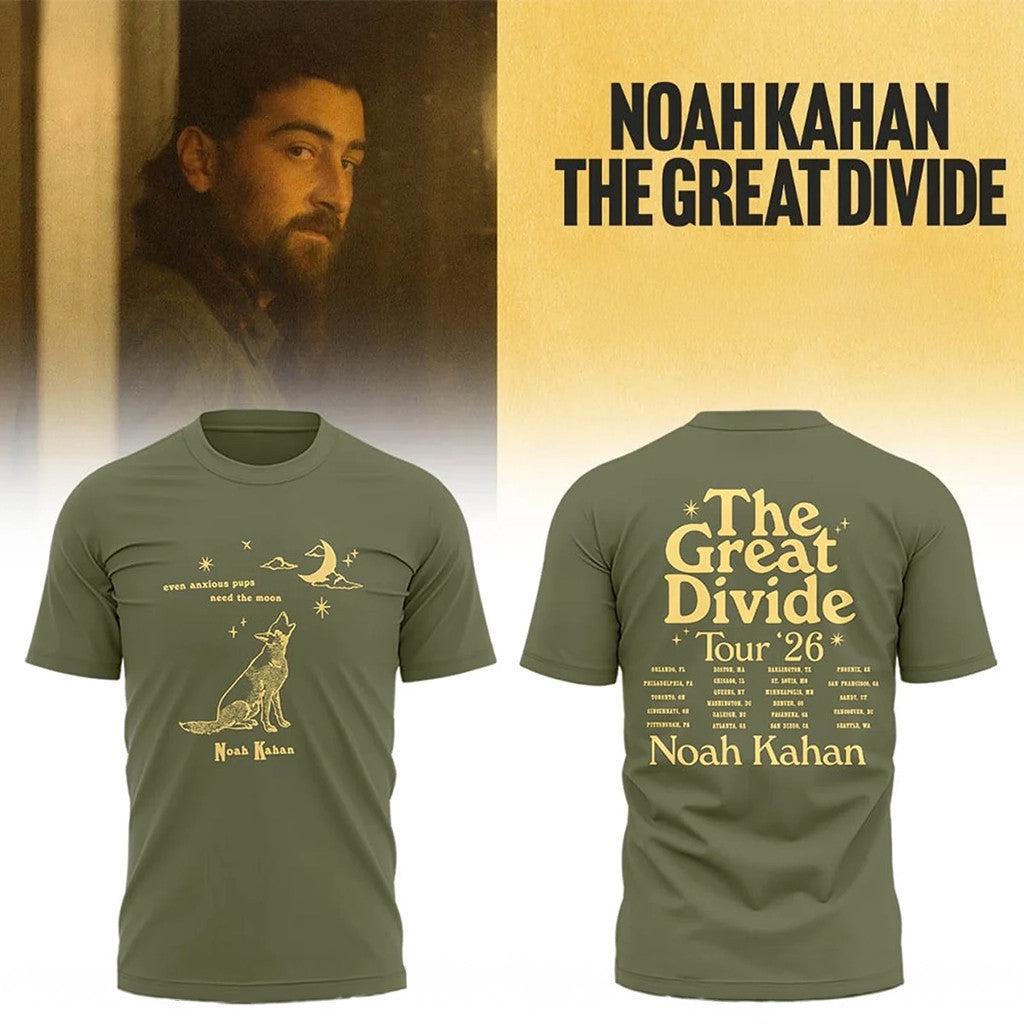 Noah Kahan Great Divide Merch 2026 Noah Kahan The Great Divide Tour Shirt Gift For Fans - Loomnari