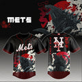 New York Mets X King Of The Monsters Baseball Jersey NY Mets Merch 2026 Gift For Brothers - Loomnari