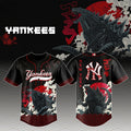 New York Yankees X King Of The Monsters Baseball Jersey NY Yankees Merch Present For Brothers - Loomnari