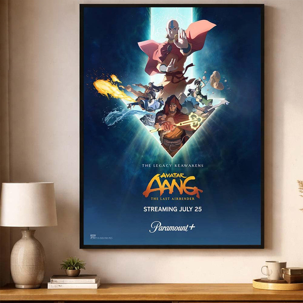 Avatar Aang The Last Airbender 2026 Poster Avatar Aang Paramount Merch Best Gifts Ideas - Loomnari