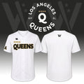Los Angeles Queens Home Baseball Jersey 2026 WPBL Jersey LA Queens Merch Gifts For Baseball Fan - Loomnari