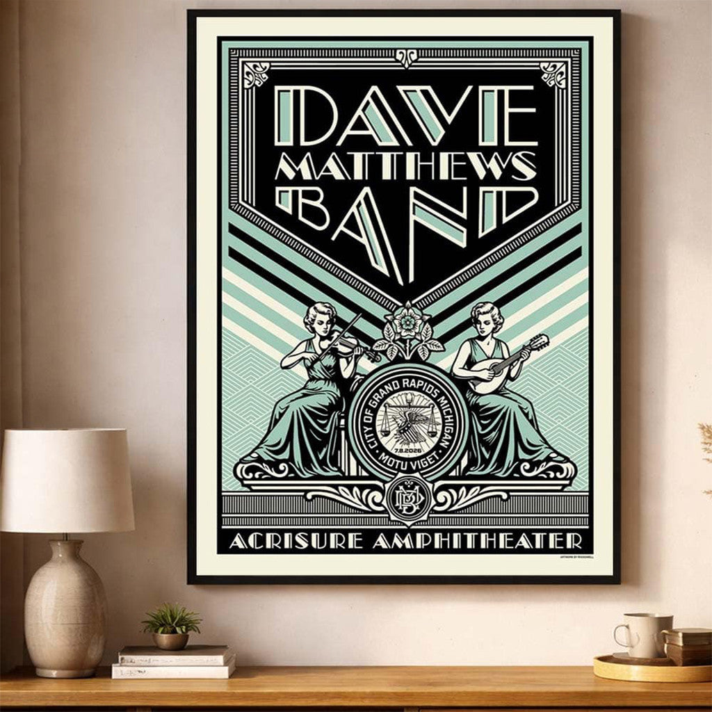 Dave Matthews Band Acrisure Amphitheater Poster Dave Matthews Band Merch Gift Ideas - Loomnari