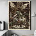 Godzilla Merch Destroy All Monsters Kaiju Battle Movie Poster Retro Gifts For Fans - Loomnari