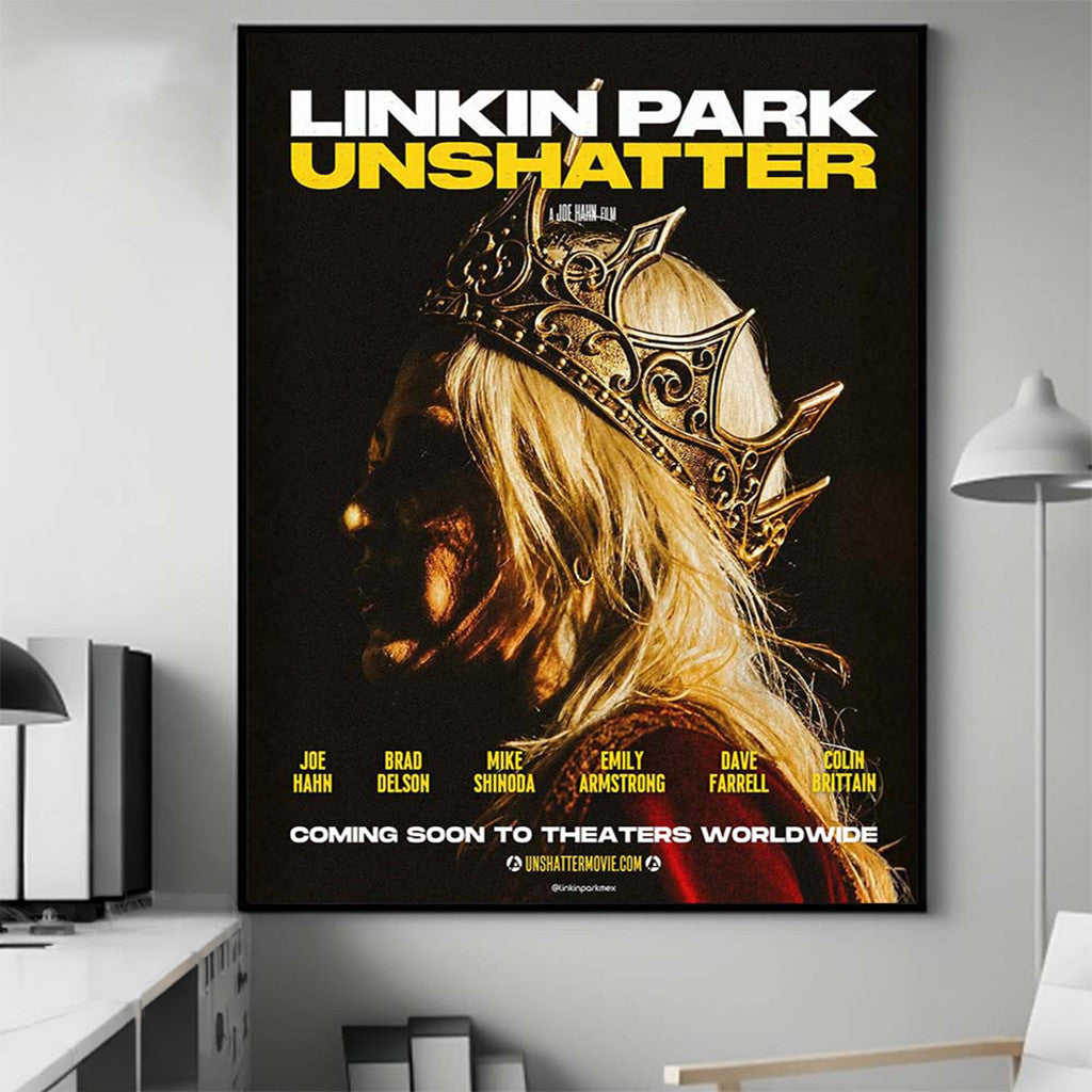Linkin Park Unshatter Movie Poster Linkin Park Merch Unique Birthday Gift For Him - Loomnari