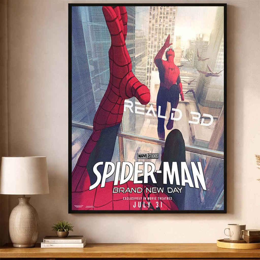 Spider-Man Brand New Day Movie Poster Spider-Man Merch Good Gifts For Brother - Loomnari