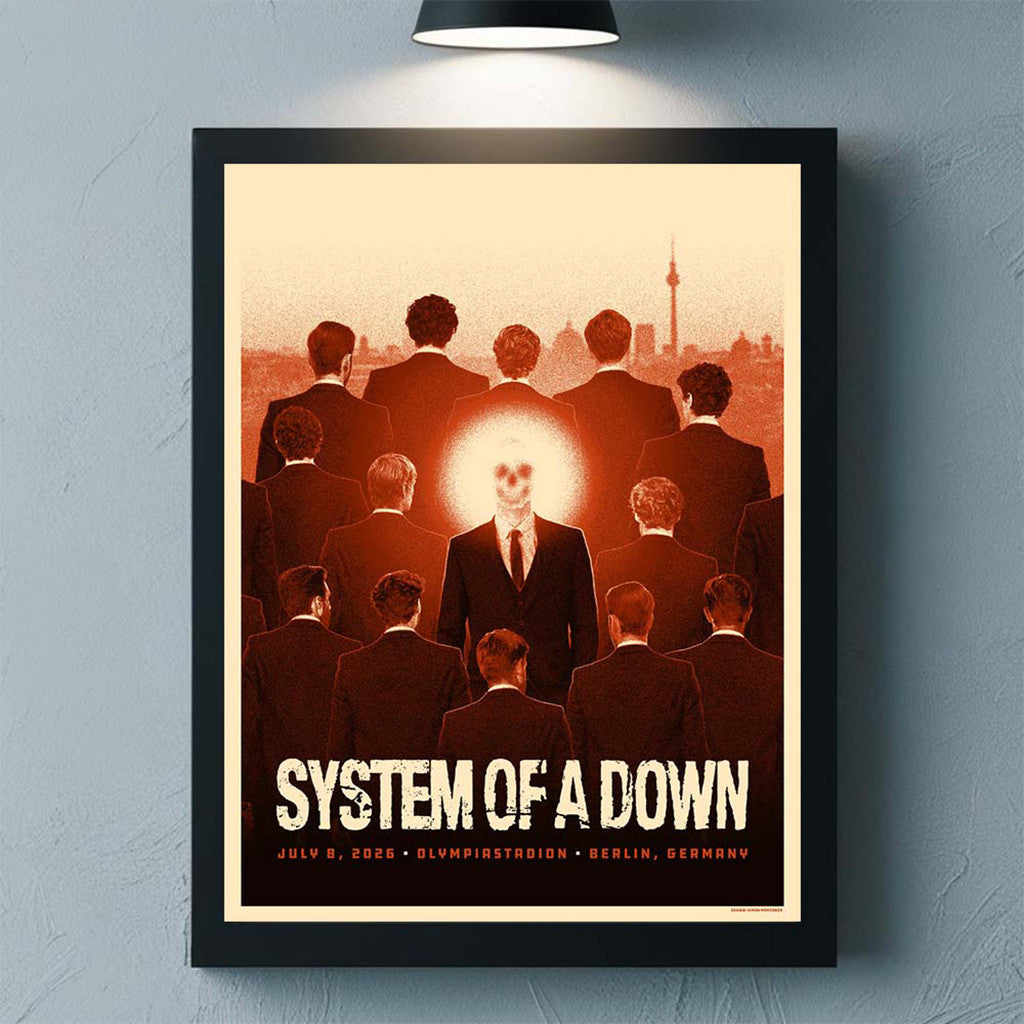 System Of A Down Berlin 2026 Poster SOAD Olympiastadion Berlin Merch Gift Home Decor - Loomnari