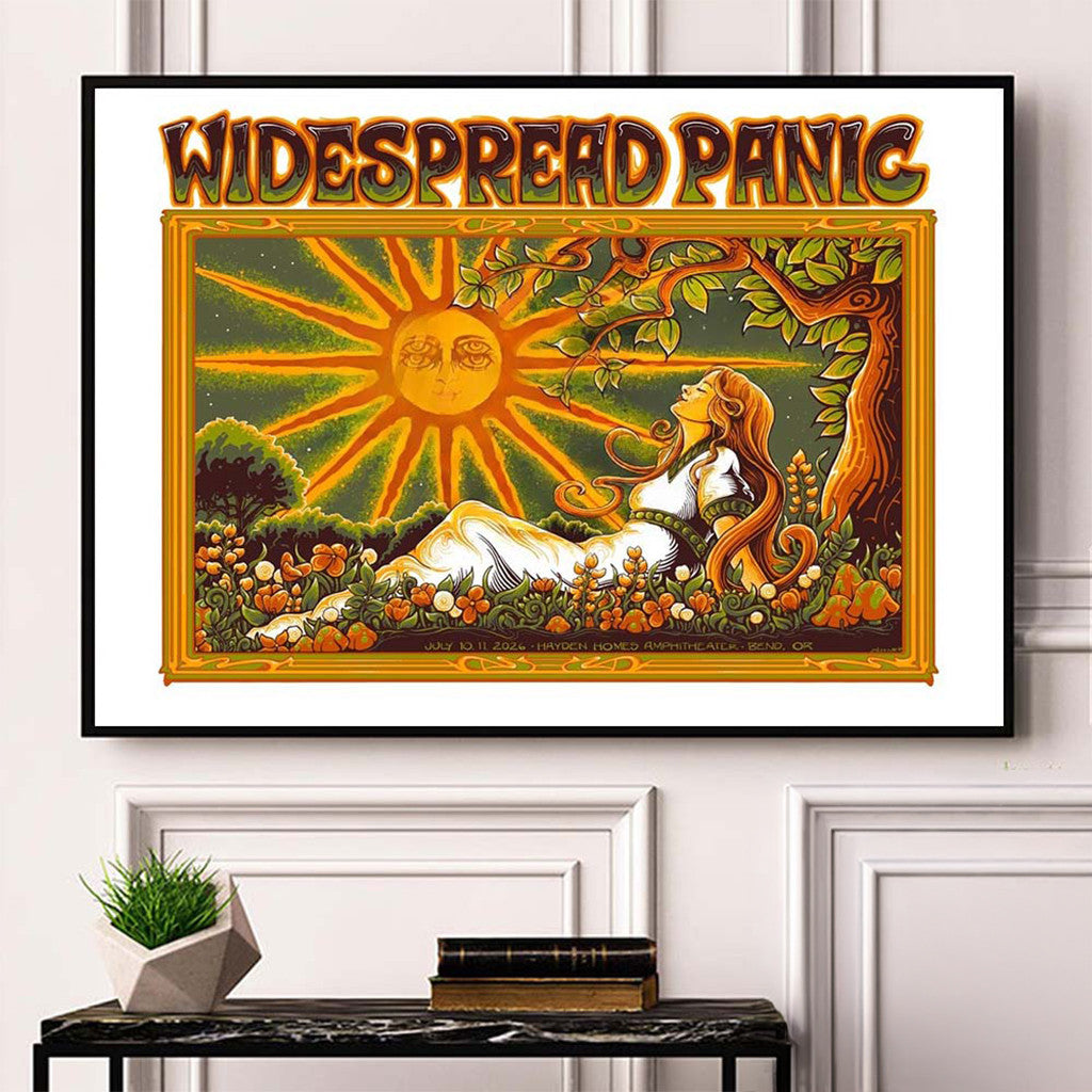 Widespread Panic Bend Oregon 2026 Poster Widespread Panic Merch Gifts For Him - Loomnari