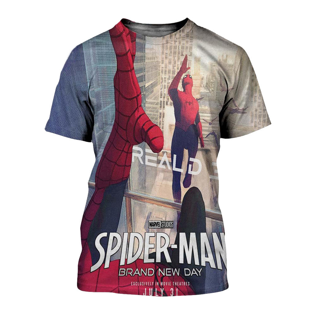 Spider-Man Merch Brand New Day 2026 T-Shirt Unique Birthday Gift Ideas For Brother - Loomnari