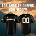 Personalized Los Angeles Queens WPBL New 2026 Season Away Baseball Jersey LA Queens Merch - Loomnari