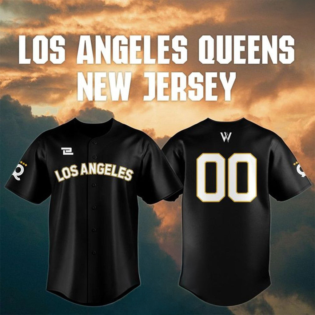 Personalized Los Angeles Queens WPBL New 2026 Season Away Baseball Jersey LA Queens Merch - Loomnari