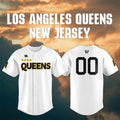 Personalized Los Angeles Queens WPBL New 2026 Season Home Baseball Jersey LA Queens Merch White - Loomnari