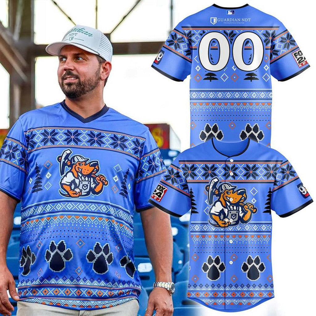 Personalized Midland Rockhounds 2026 Christmas In July Baseball Jersey Rockhounds Merch Gifts - Loomnari