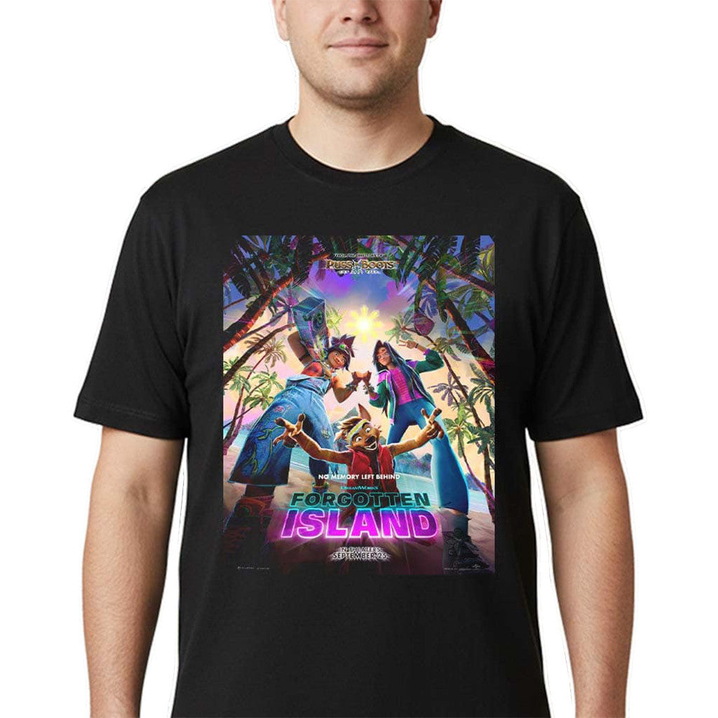 Dreamworks New Animated Original Movie Poster T-Shirt Forgotten Island Merch Gifts For Husband - Loomnari