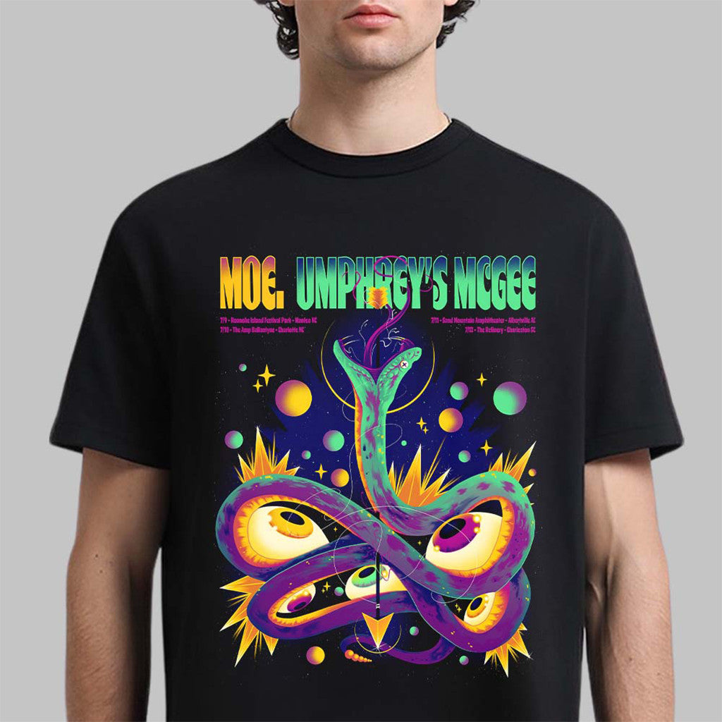 MOE X Umphrey's Mcgee Moe Mentum Tour 2026 T-Shirt MOE X Umphrey's Merch Gifts For Him - Loomnari