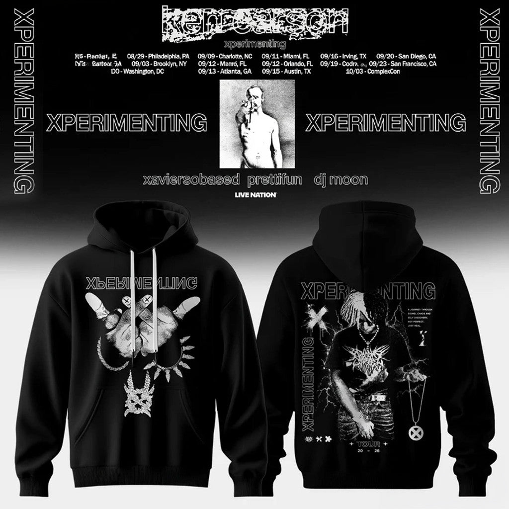 Ken Carson Xperimenting Hoodie Ken Carson Tour Merch 2026 Gifts For Rap Music Lovers - Loomnari