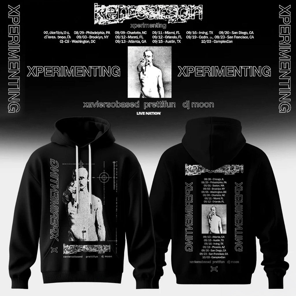 Ken Carson XPERIMENTING Hoodie Ken Carson Tour Merch 2026 Music Related Gifts For Guys - Loomnari