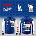 Los Angeles Dodgers Hello Kitty 2026 Hoodie LA Dodgers Merch Adorable Gift For Baseball Fans - Loomnari