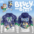 New Zealand Warriors Bluey And Bingo Special Edition Hoodie 2026 NZ Warriors Merch Gift For Son - Loomnari