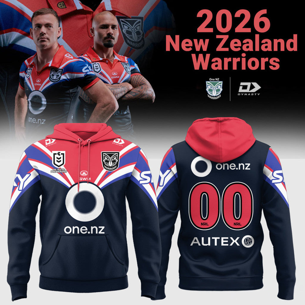 Personalized New Zealand Warriors Custom Kotahitanga Hoodie 2026 NZ Warriors Merch Fan Gifts - Loomnari