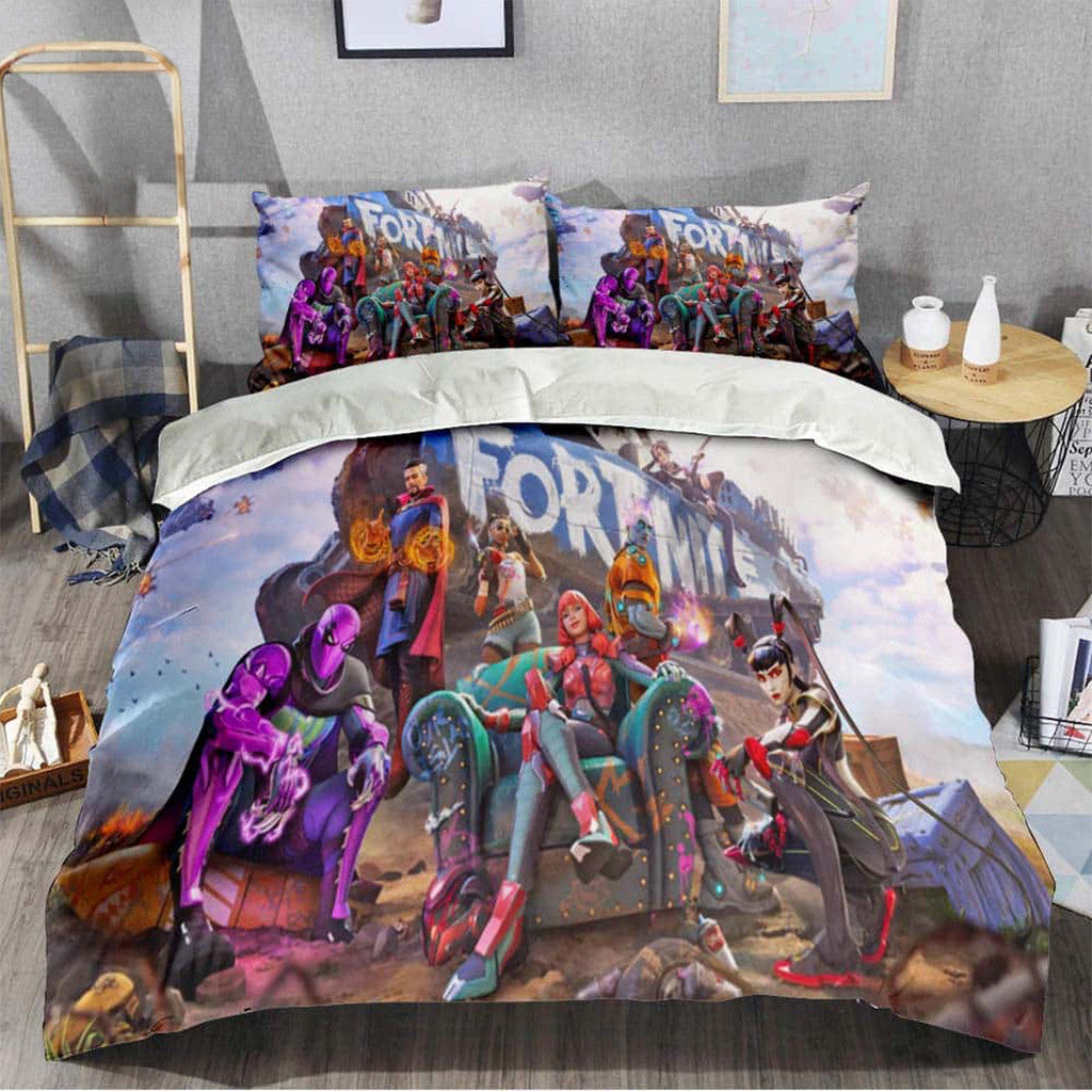 Fortnite Chapter 3 Season 2 Resistance Bedding Set Fortnite Game Merch Gifts For My Husband - Loomnari