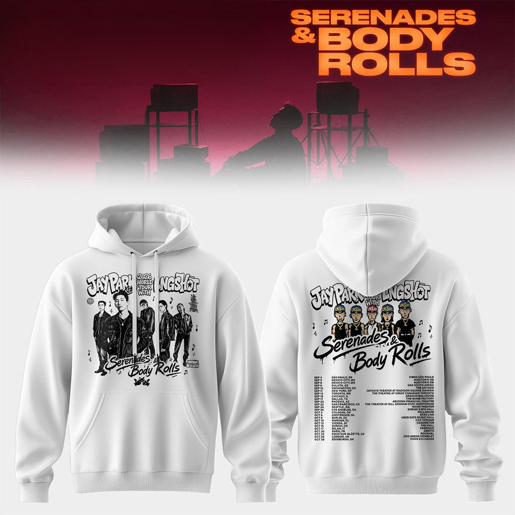 Jay Park 2026 World Tour Serenades 26 Body Rolls Hoodie Jay Park Merch Gift For Music Fans - Loomnari
