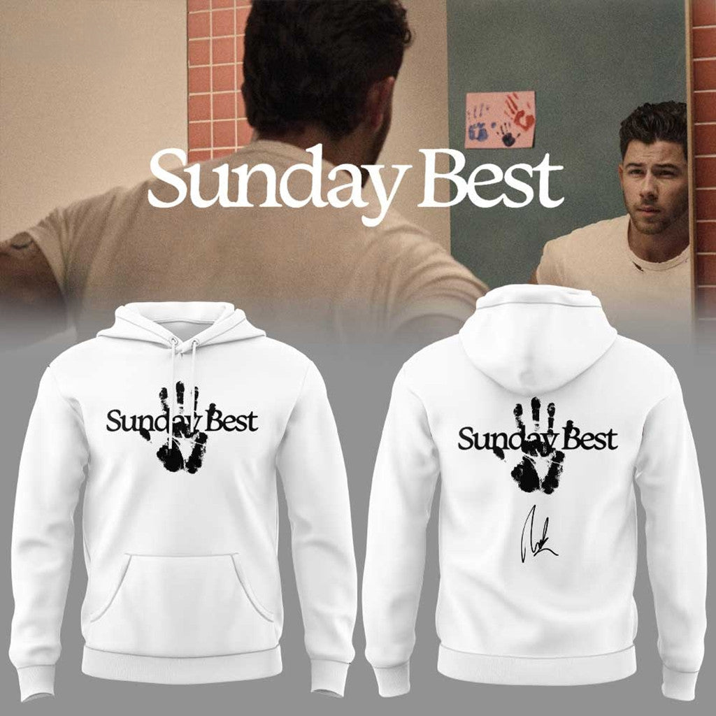 Nick Jonas Sunday Best Tour 2026 Signature Hoodie Nick Jonas Merch Present For Music Lover - Loomnari
