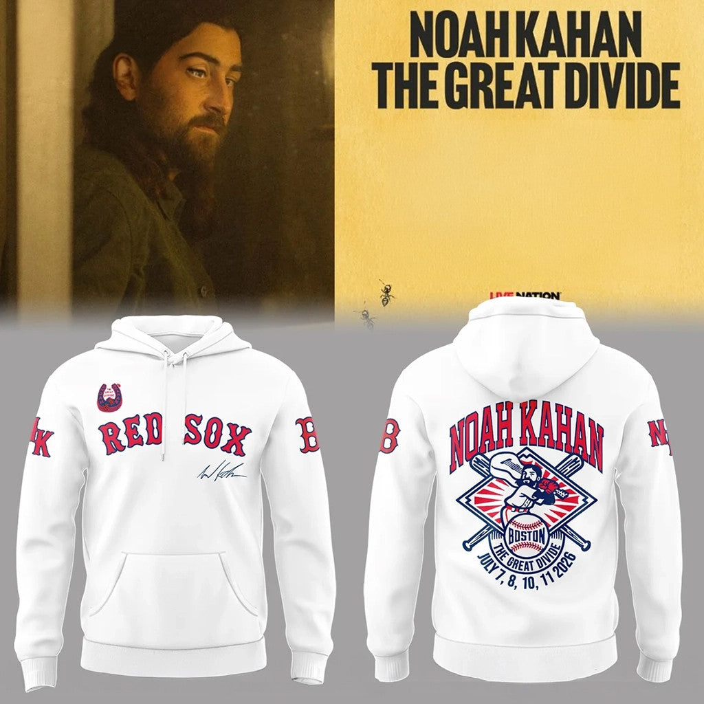 Noah Kahan Merch Tour 2026 The Great Divide Tour At Fenway Park Boston Hoodie Gifts For Dad - Loomnari