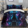 Fortnite Season 9 Cyber Warrior Squad Bedding Set Fortnite Cartoon Game Merch Unique Gift - Loomnari