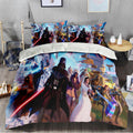 Fortnite X Star Wars Galaxy Of Game Bedding Set Star Wars Merch Present For Husband - Loomnari