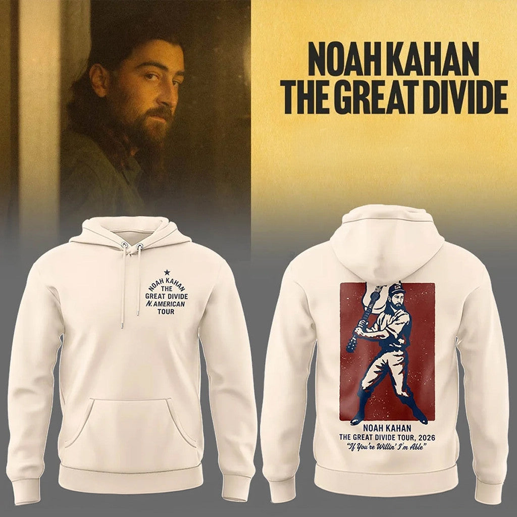 Noah Kahan The Great Divide Tour 2026 Hoodie Noah Kahan Concert Merch Gift For Music Lover - Loomnari