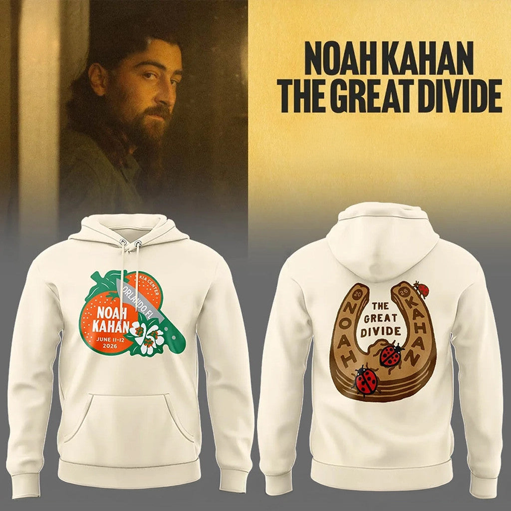Noah Kahan Tour Merch 2026 NK The Great Divide Tour At FL Hoodie Gifts For Music Lovers - Loomnari